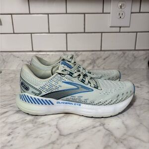 Women’s Brooks Glycerin GTS 20 Blue Glass/Marina/Legion Blue Running Shoe Size 9